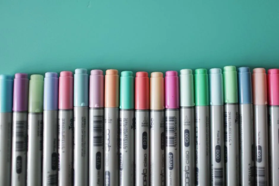 How to Make a Marker Color Swatch Chart